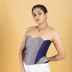 Designer banarasi brocade corset blouse