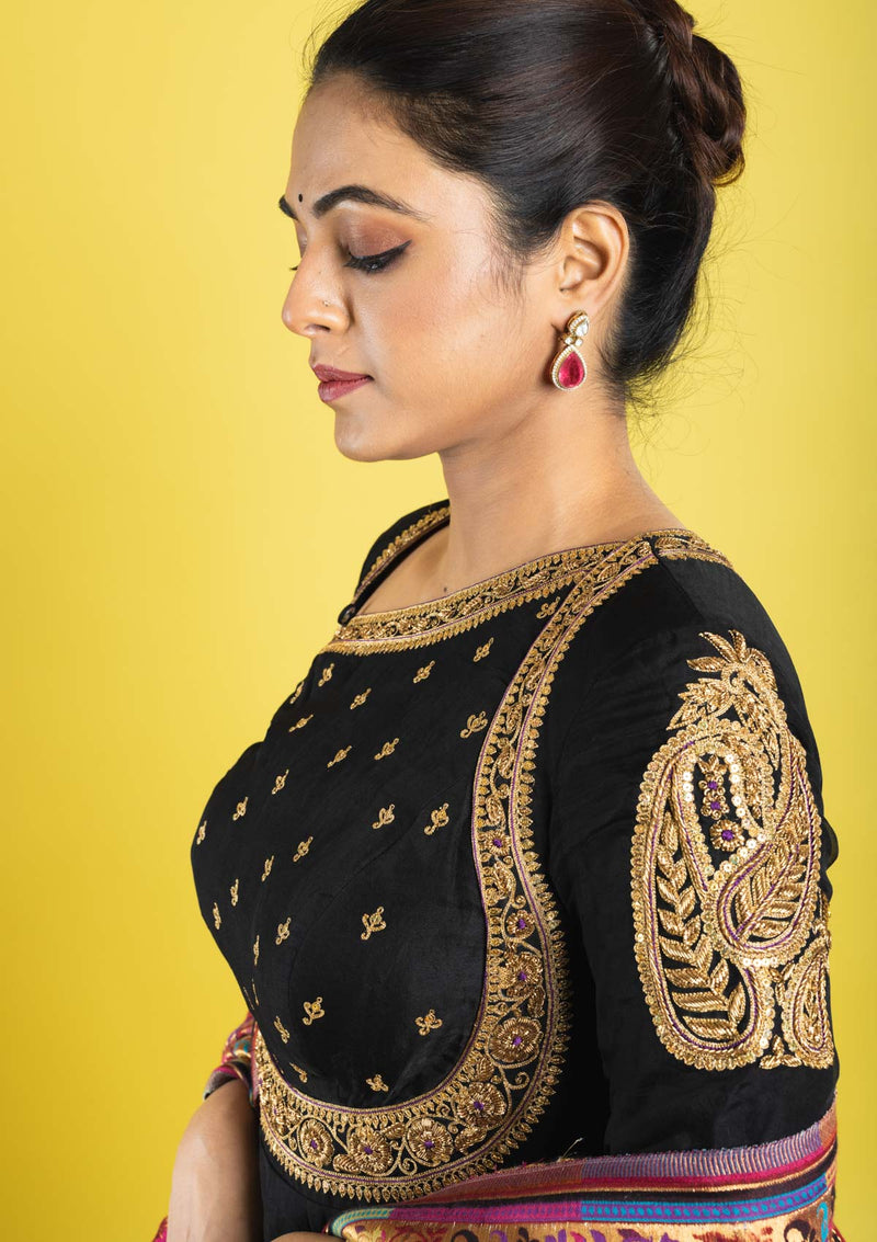 pure organza silk anarkali hand embroidered with zardozi,kaddana,sequin clubbed with multicolored weaved dupatta