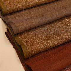 Pure Banarasi Raw Silk Saree with Brocade Checks