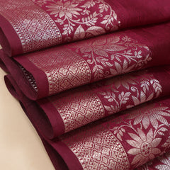 Pure Banarasi Chiniya Silk Saree with Water Zari
