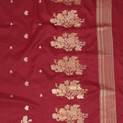 Pure Banarasi Silk Saree - Maroon