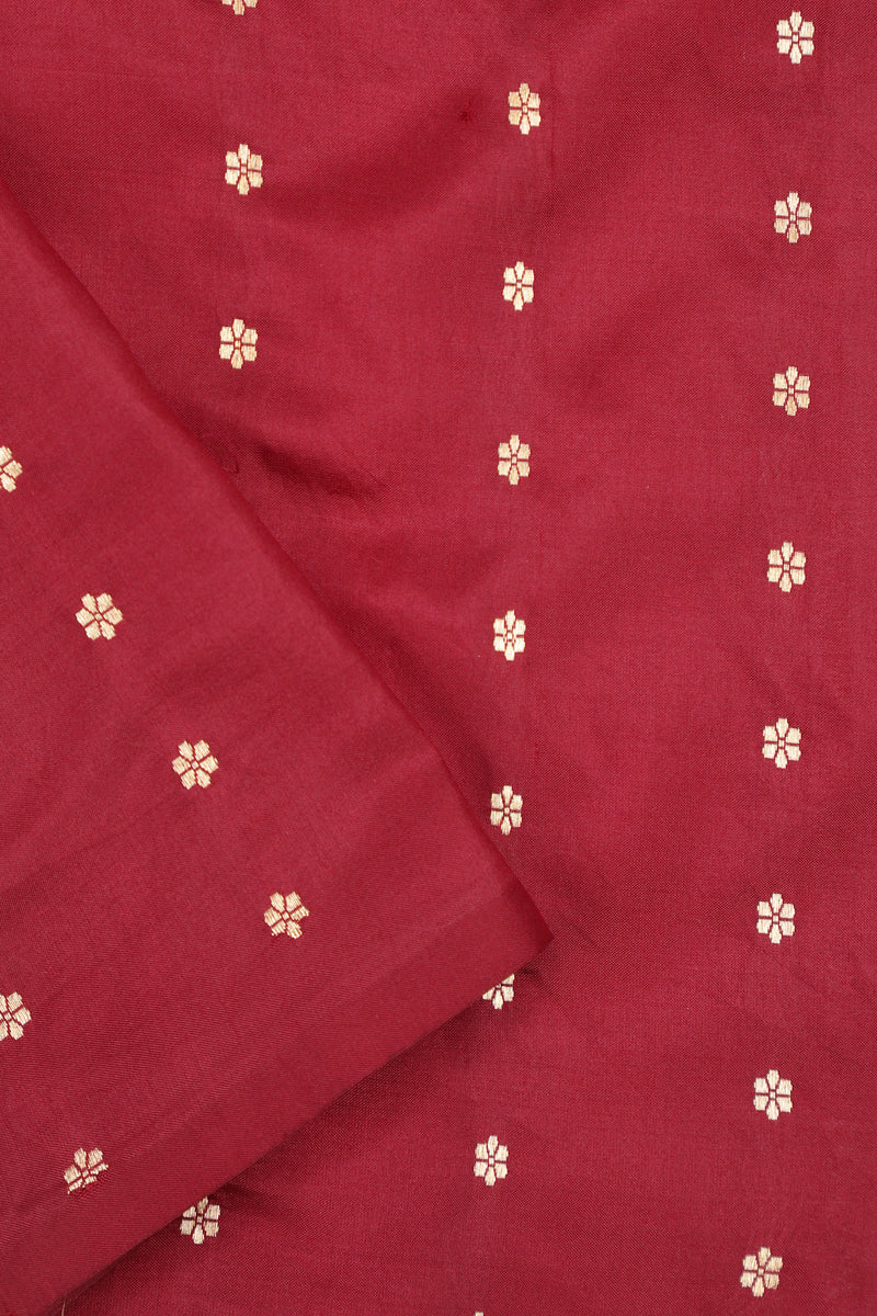 Pure Banarasi Silk Saree - Maroon