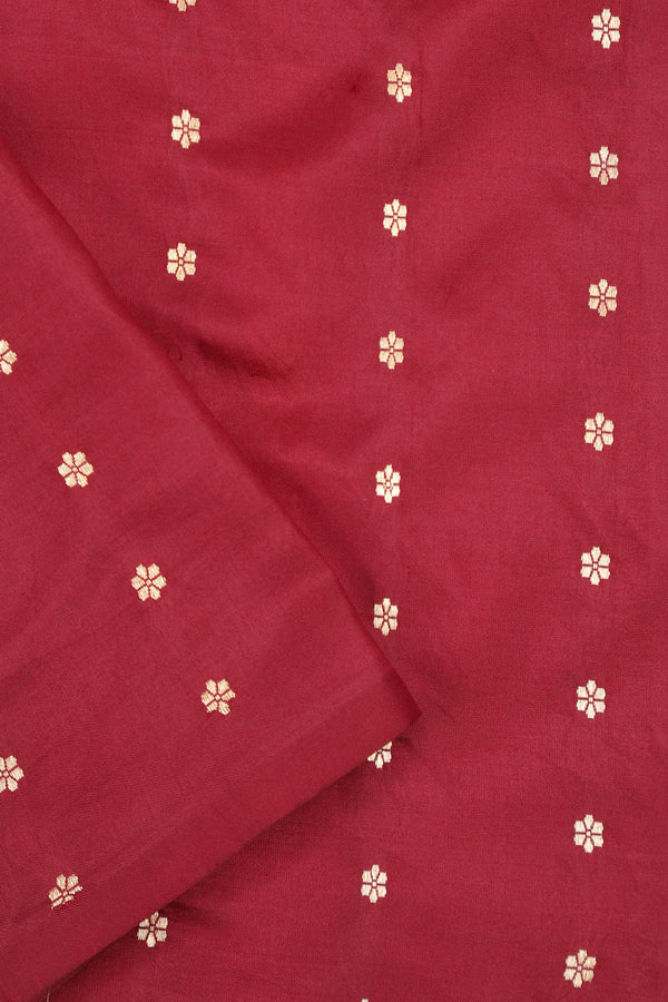 Pure Banarasi Silk Saree - Maroon