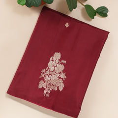 Pure Banarasi Silk Saree - Maroon