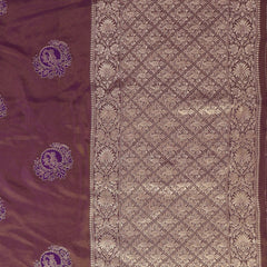 Banarasi Tissue Georgette - Purple