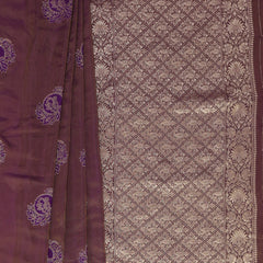 Banarasi Tissue Georgette - Purple