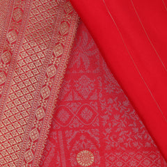 Banarasi Tissue Georgette - Red