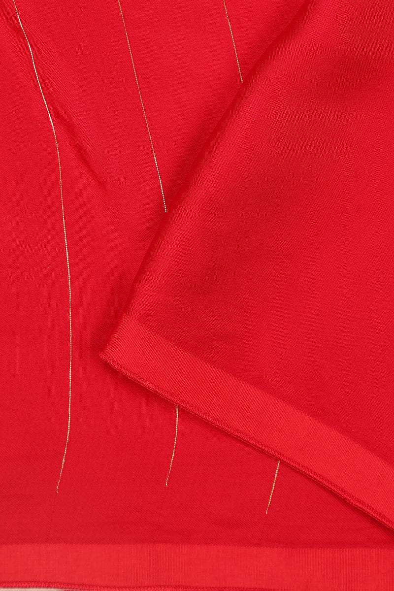 Banarasi Tissue Georgette - Red