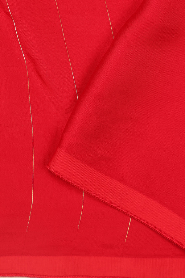 Banarasi Tissue Georgette - Red
