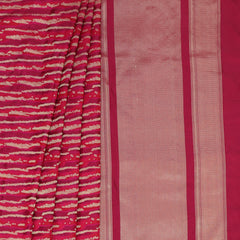 Pure Banarasi Brocade Silk - Wine with Kadua Butta