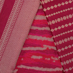 Pure Banarasi Brocade Silk - Wine with Kadua Butta