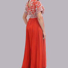 Designer Hand Embroidered Indo Western Jumpsuit