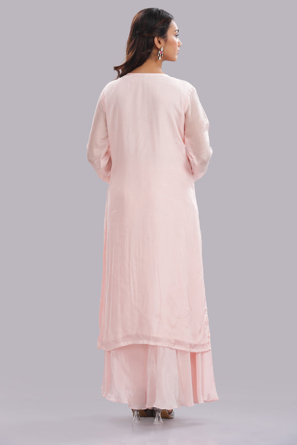 Designer Applique Hand Embroidered Suit