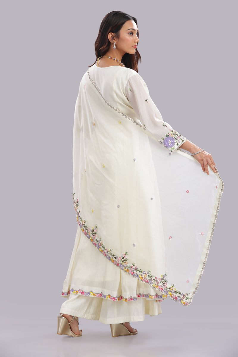 Designer Hand Embroidered Anarakali Suit