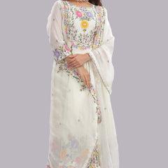 Designer Hand Embroidered Anarakali Suit