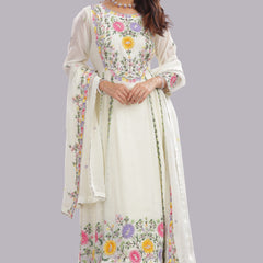 Designer Hand Embroidered Anarakali Suit