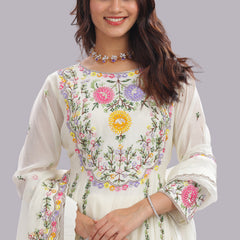 Designer Hand Embroidered Anarakali Suit