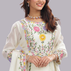 Designer Hand Embroidered Anarakali Suit
