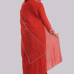 Designer Hand Embroidered Sharara Suit
