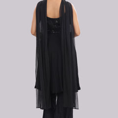 Designer Short Kurti Suit with Choker Dupatta