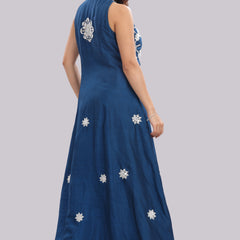 Indo-Western Anarkali with Panelled Pant