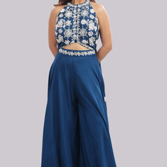 Indo-Western Anarkali with Panelled Pant