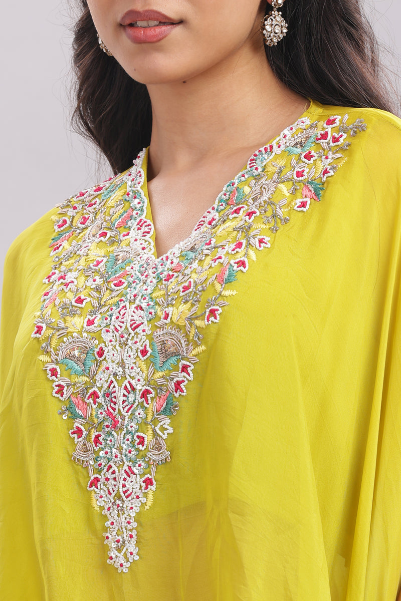 Designer Draped Skirt With Cape