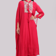 Kaftan Style Kurti & Pant Set