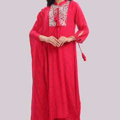 Kaftan Style Kurti & Pant Set