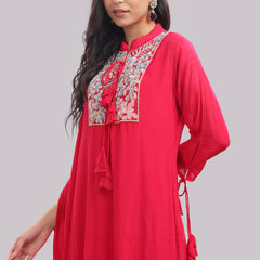 Kaftan Style Kurti & Pant Set