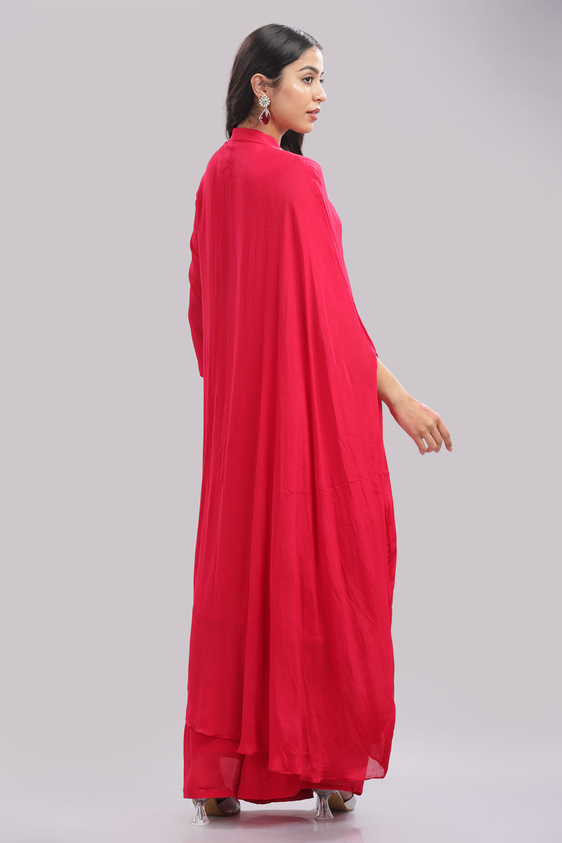 Kaftan Style Kurti & Pant Set