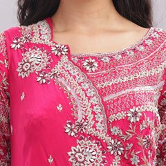 Designer Floor-Length Gown with Cape