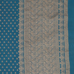 Pure Crepe Silk - Teal Blue