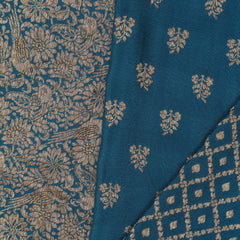 Pure Crepe Silk - Teal Blue