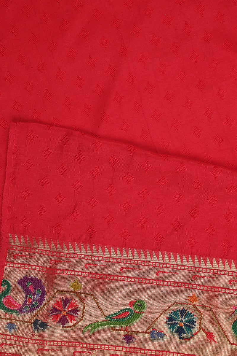 Banarasi Art Silk Saree - Off White with Multi Color Weave