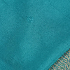 Banarasi Semi Tissue Silk Saree - Sky Blue Tissue Saree Border